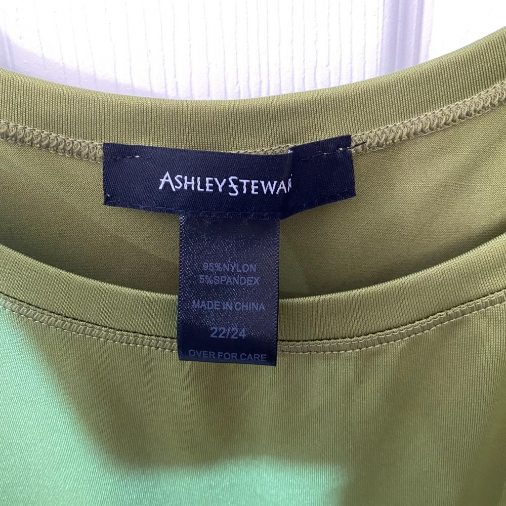 ASHLEY STEWART Olive Green Tank Top - Picture 5 of 5